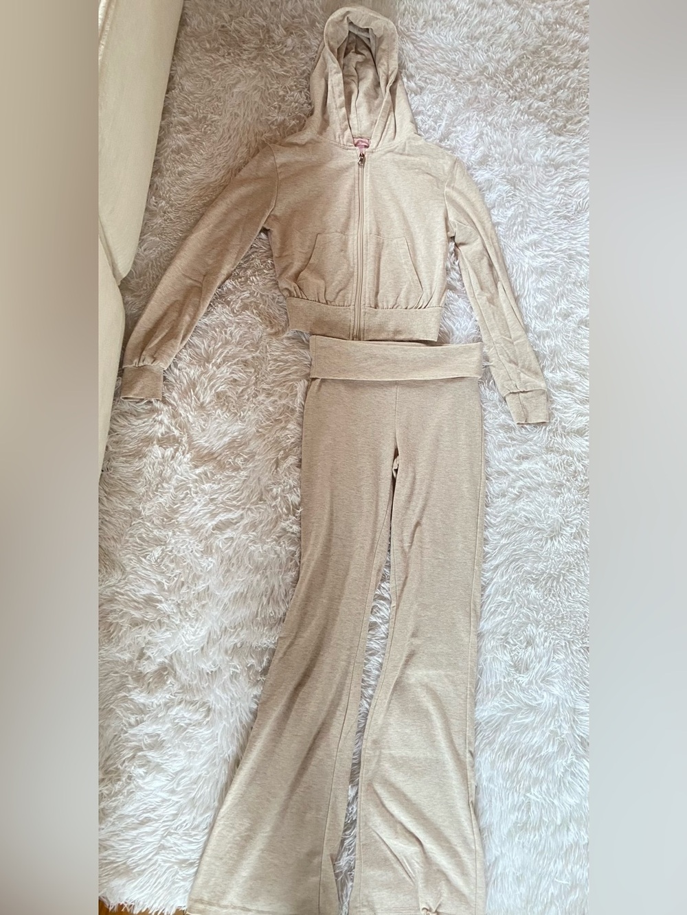 NWOT Dusty Pink Lounge Set, Size XS